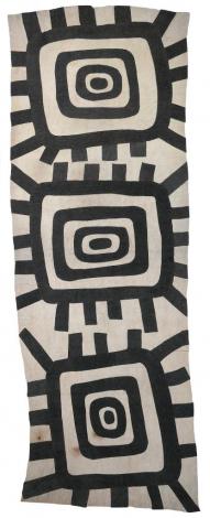 Ömie Artists, Ilma Ugiobari (Ajikum’e) - Swe Maja’e nun’e ohu’o ugo une – The eye of the morning Sun (with radiating rays of the Sun and bird’s egg), 2025, #25-009