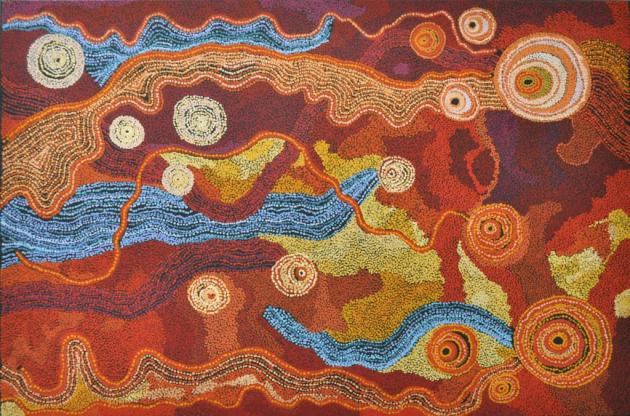 Tjala Arts, Tjungkara Ken, 'Seven Sisters', 1525 x 1015 mm, #619-17